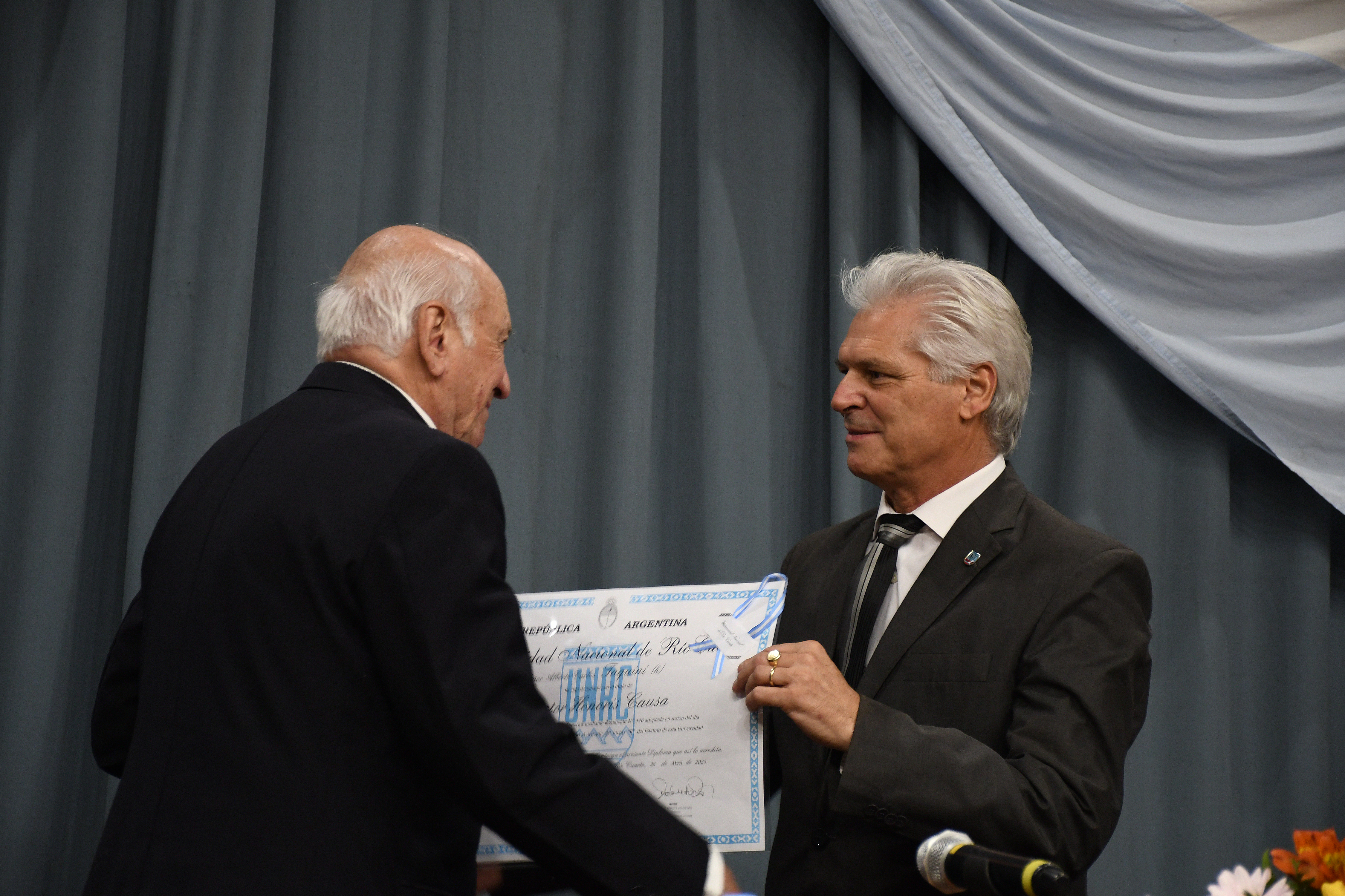 Alberto Taquini recibió el Doctorado Honoris Causa por la Universidad Nacional de Río Cuarto